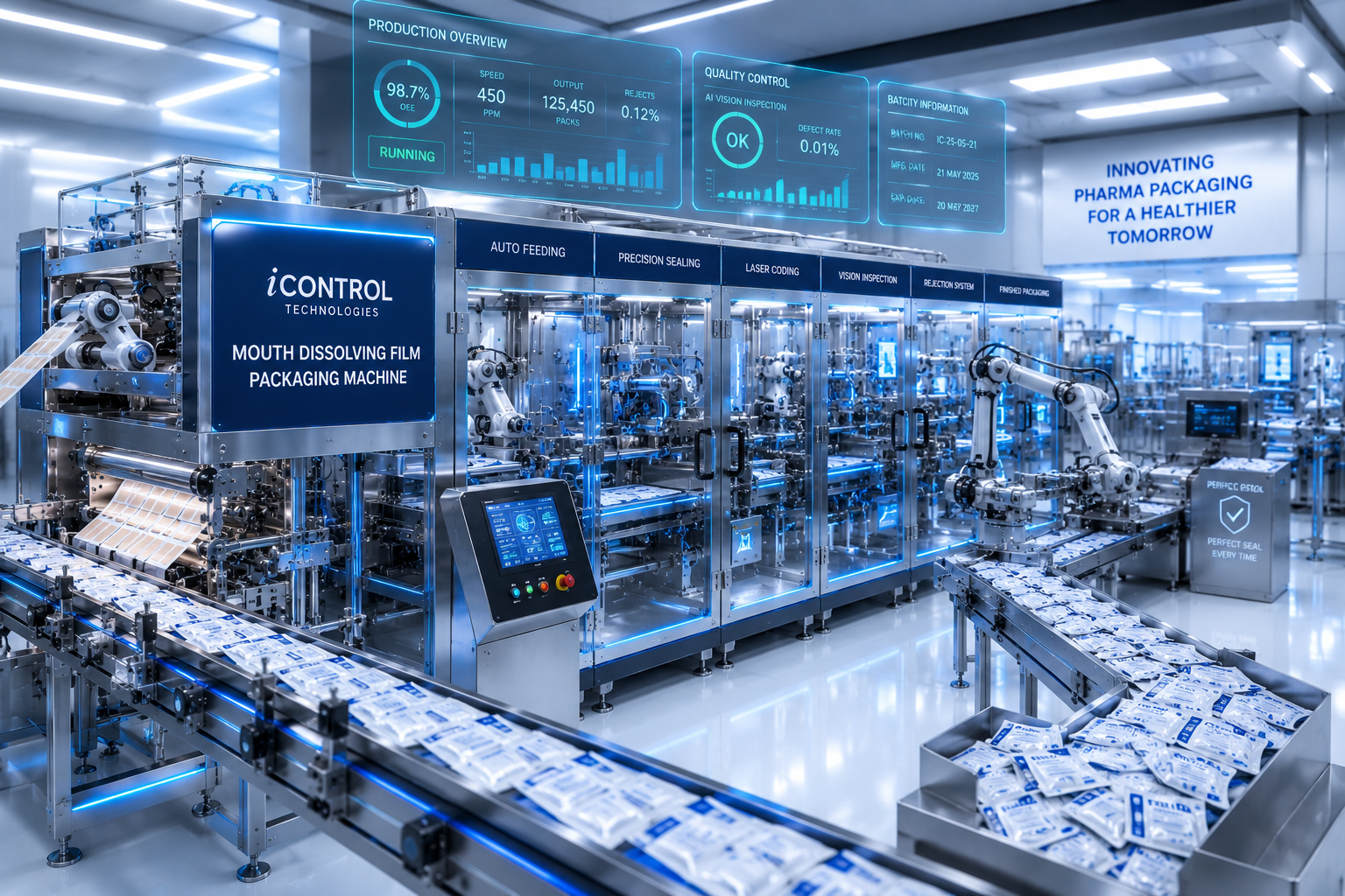 Mouth Dissolving Film Packaging Machine: Enhancing Pharmaceutical Packaging Efficiency in Hyderabad